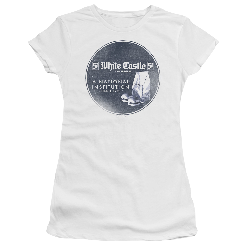 White Castle National Institution - Juniors T-Shirt Juniors T-Shirt White Castle
