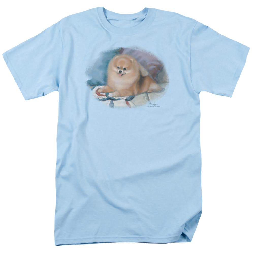Wild Wings Pomeranian Portrait - Men's Regular Fit T-Shirt Men's Regular Fit T-Shirt Wild Wings