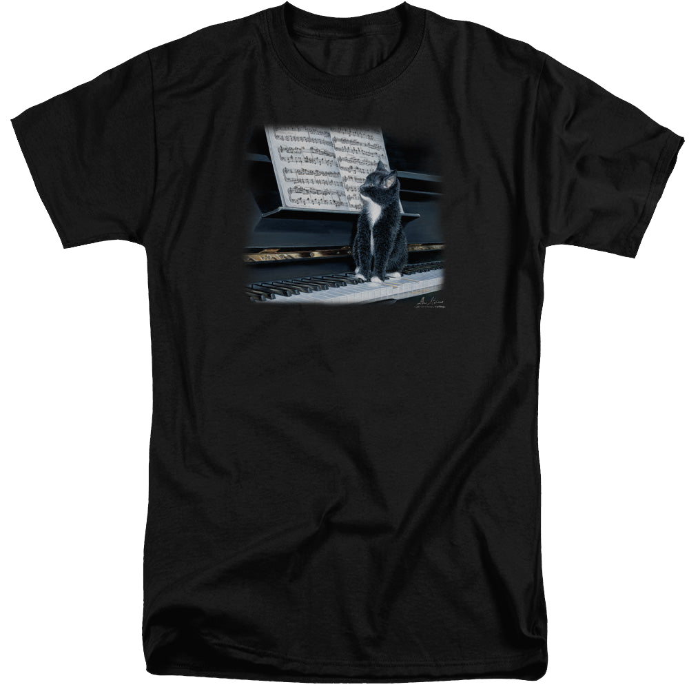 Wild Wings Kitten On The Keys - Men's Tall Fit T-Shirt Men's Tall Fit T-Shirt Wild Wings
