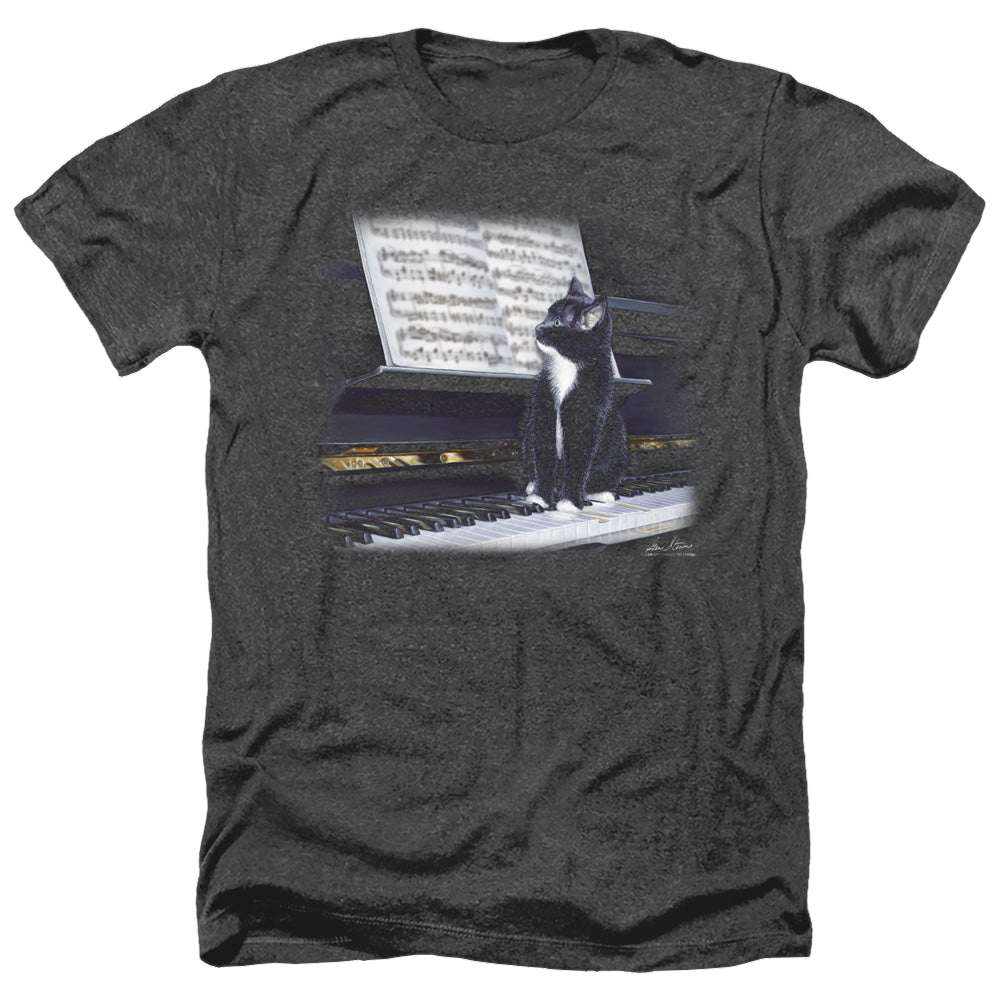 Wild Wings Kitten On The Keys - Men's Heather T-Shirt Men's Heather T-Shirt Wild Wings