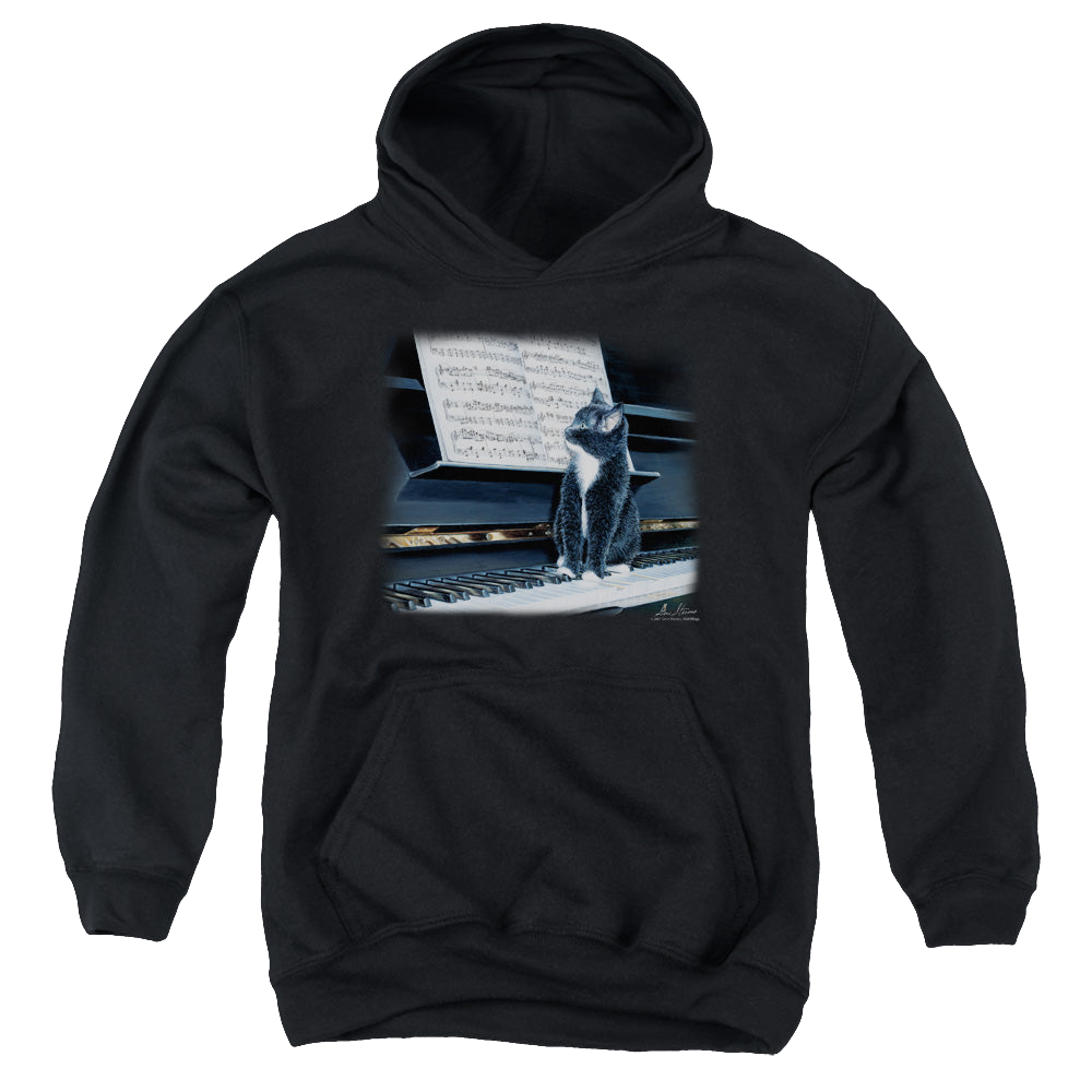 Wild Wings Kitten On The Keys - Youth Hoodie Youth Hoodie (Ages 8-12) Wild Wings