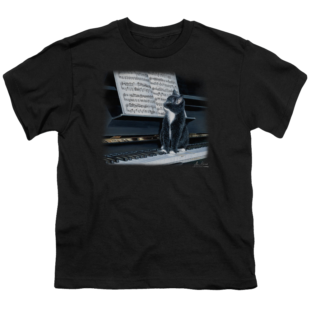 Wild Wings Kitten On The Keys - Youth T-Shirt Youth T-Shirt (Ages 8-12) Wild Wings