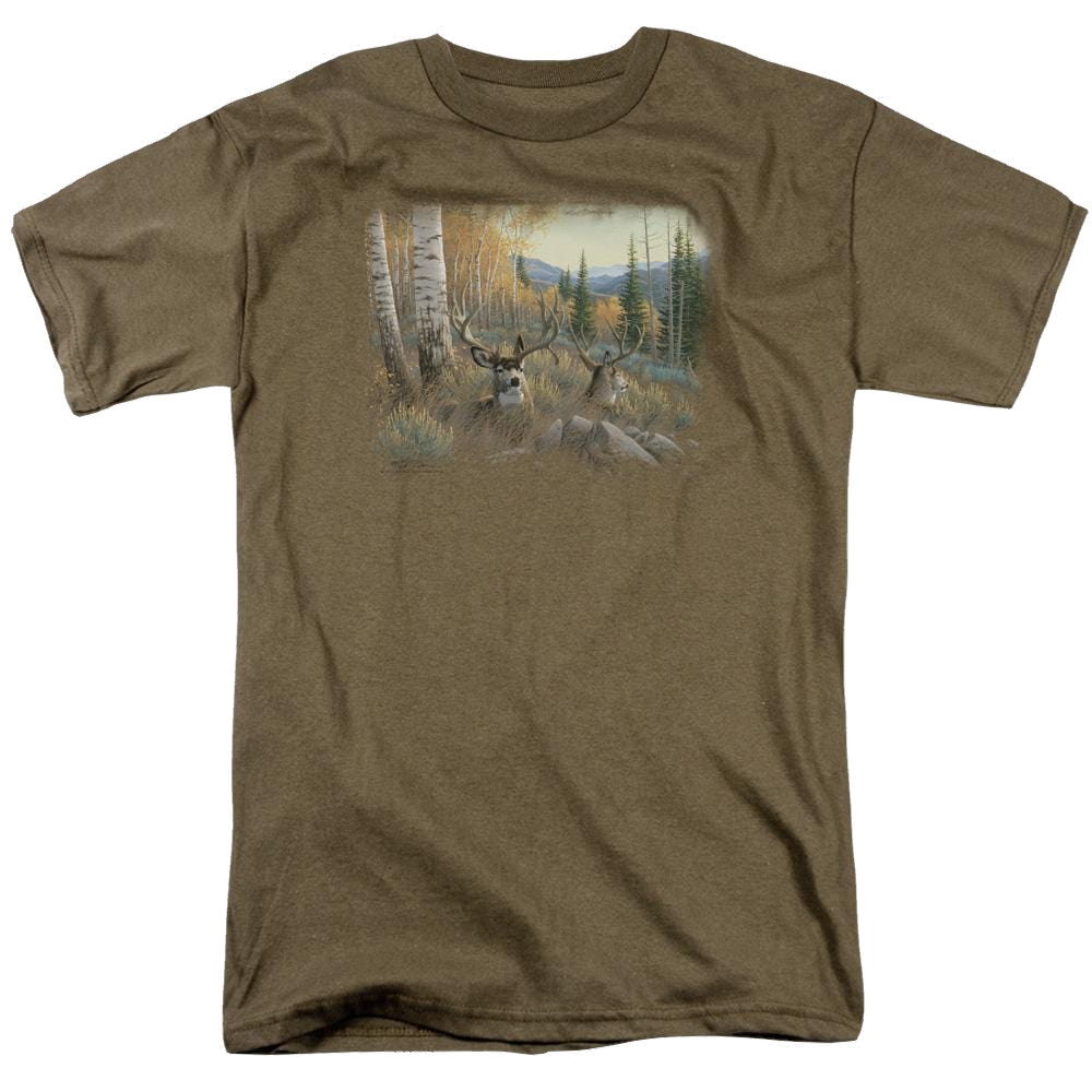 Wild Wings Mule Deer - Men's Regular Fit T-Shirt Men's Regular Fit T-Shirt Wild Wings