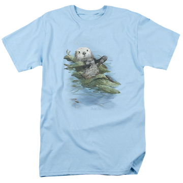 Wild Wings Kelp Cradle Otters - Men's Regular Fit T-Shirt Men's Regular Fit T-Shirt Wild Wings