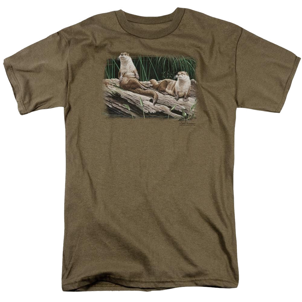 Wild Wings River Otters - Men's Regular Fit T-Shirt Men's Regular Fit T-Shirt Wild Wings