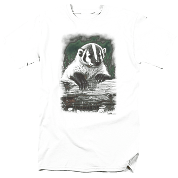 Cream men's regular fit t-shirt with Wild Wings Out Of The Meadow graphic