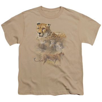 Wild Wings Cheetahs - Youth T-Shirt Youth T-Shirt (Ages 8-12) Wild Wings