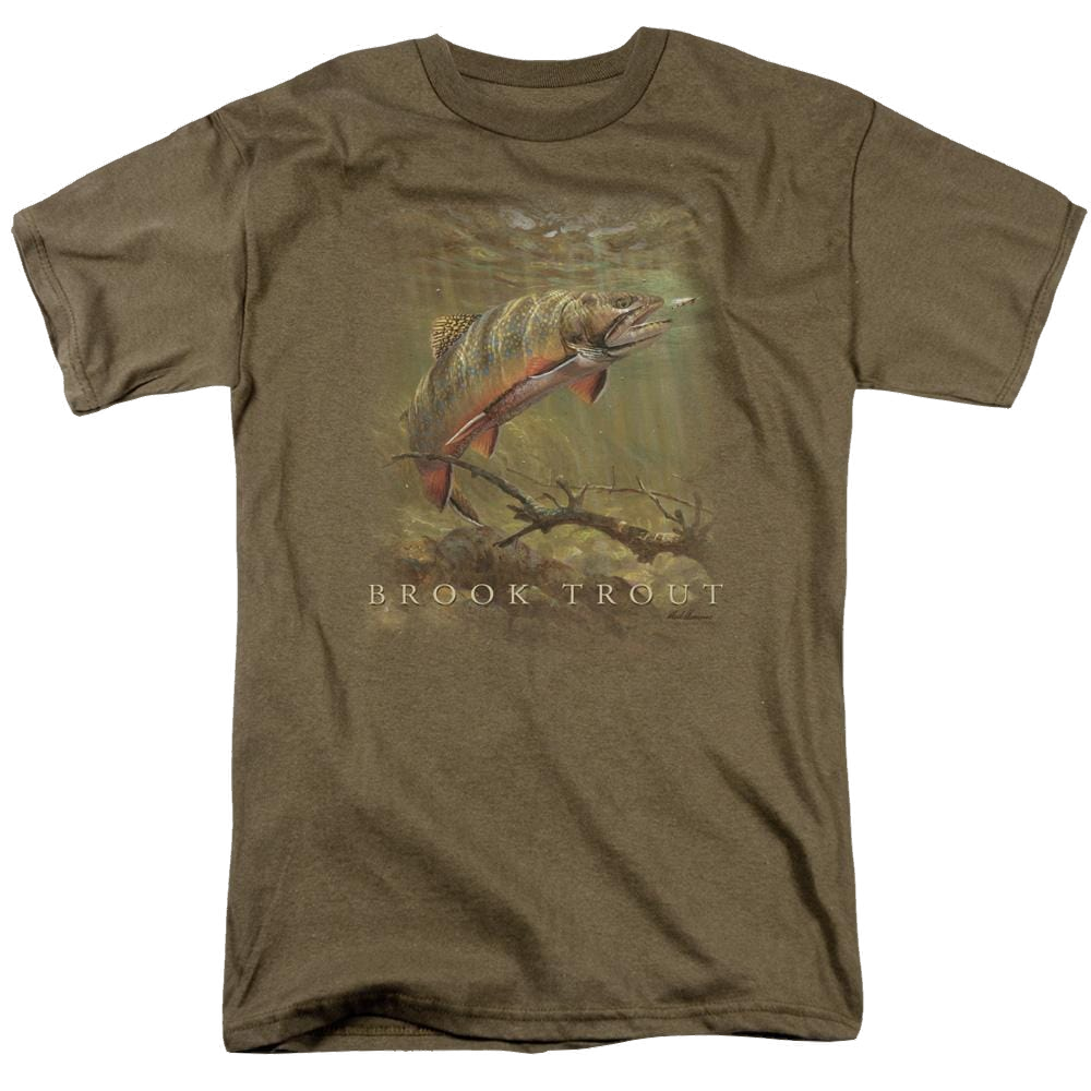 Wild Wings Brook Trout - Men's Regular Fit T-Shirt Men's Regular Fit T-Shirt Wild Wings