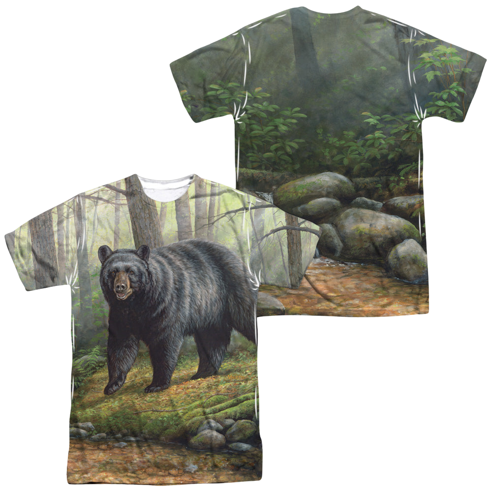 Wild Wings Woodland Morning (Front/Back Print) - Men's All-Over Print T-Shirt Men's All-Over Print T-Shirt Wild Wings