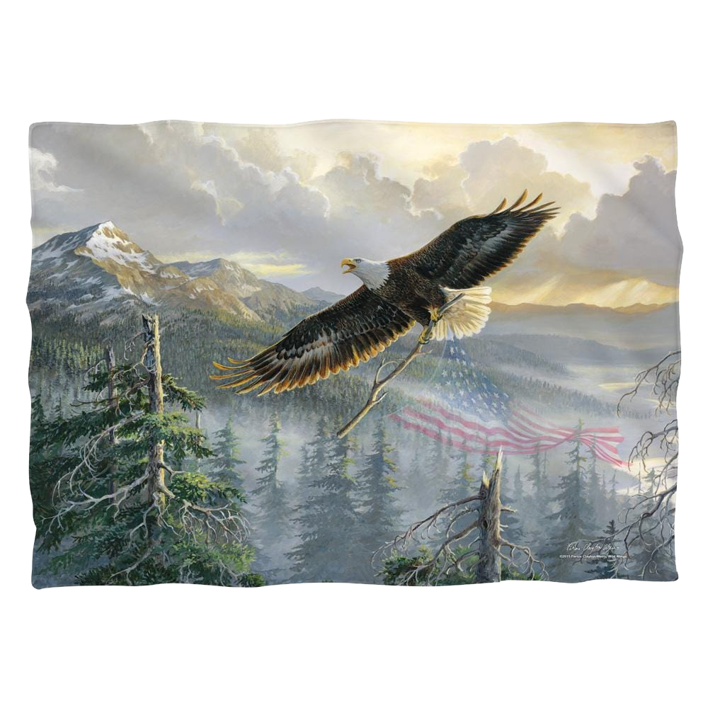 Wild Wings - Rebuilding America 2 Pillow Case Pillow Cases Wild Wings
