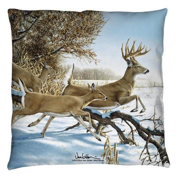 Wild Wings - Breaking Cover 2 Throw Pillow Throw Pillows Wild Wings