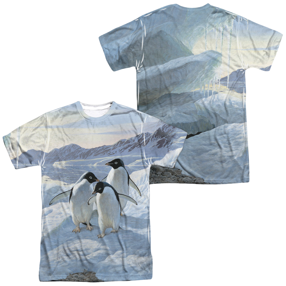 Wild Wings Penguins (Front/Back Print) - Men's All-Over Print T-Shirt Men's All-Over Print T-Shirt Wild Wings