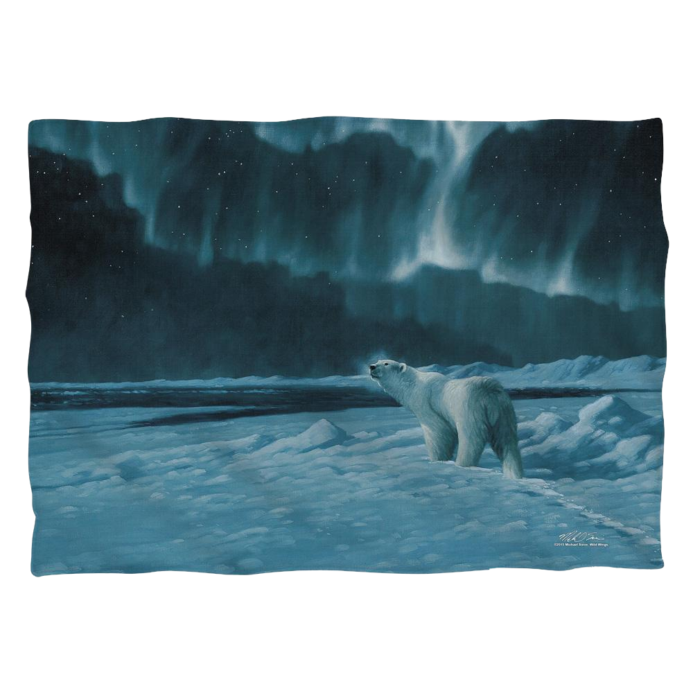 Wild Wings - Polar Night Light 2 Pillow Case Pillow Cases Wild Wings