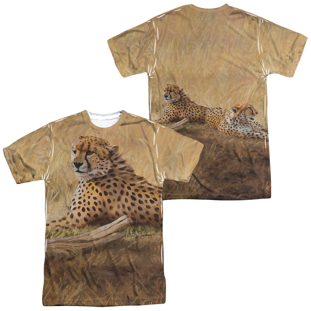 Wild Wings African Cats (Front/Back Print) - Men's All-Over Print T-Shirt Men's All-Over Print T-Shirt Wild Wings