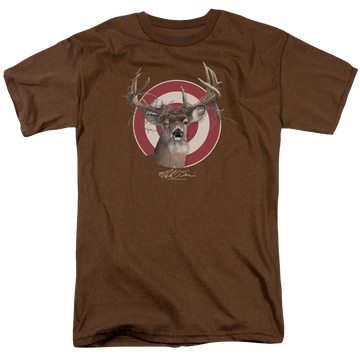 Coffee men's regular fit t-shirt with Wild Wings Target graphic
