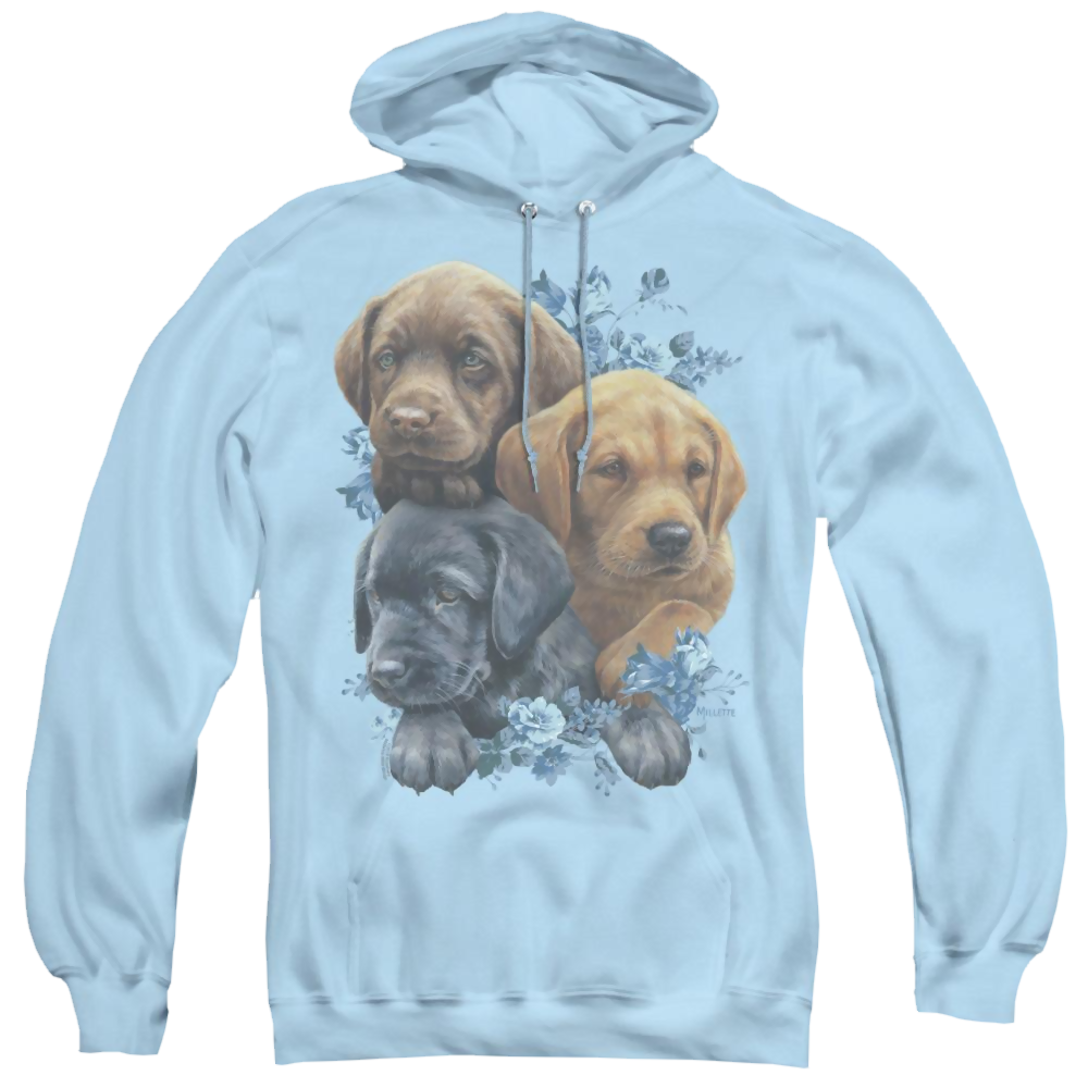Wild Wings Puppy Pile - Pullover Hoodie Pullover Hoodie Wild Wings