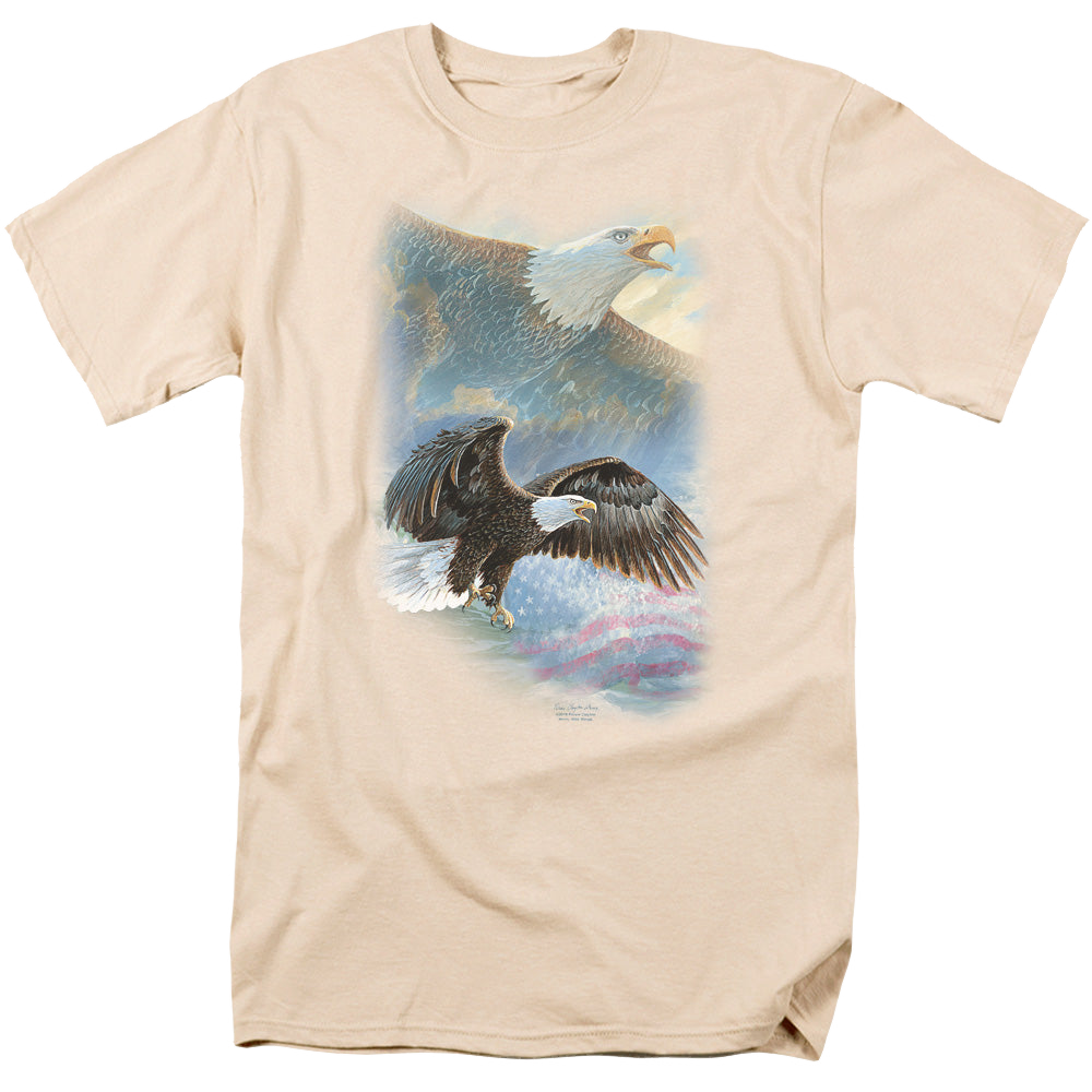 Wild Wings Eagle Pride - Men's Regular Fit T-Shirt Men's Regular Fit T-Shirt Wild Wings