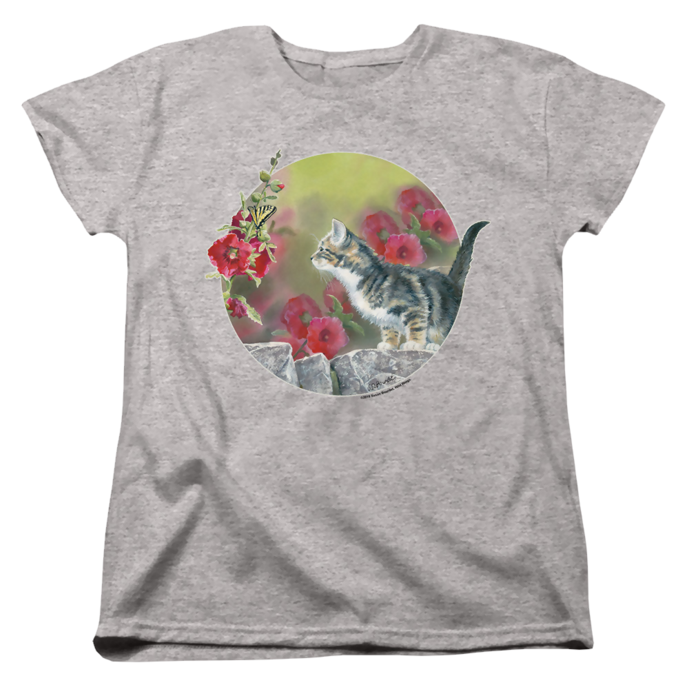 Wild Wings Kitten Flowers - Women's T-Shirt Women's T-Shirt Wild Wings