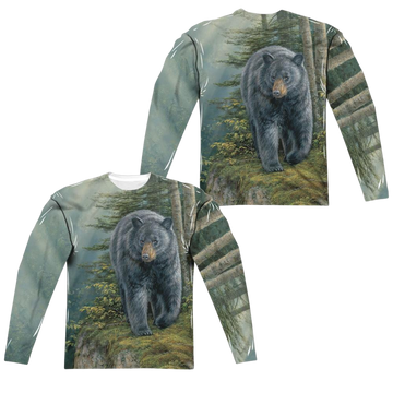 Wild Wings Black Bear men's all-over print long sleeve