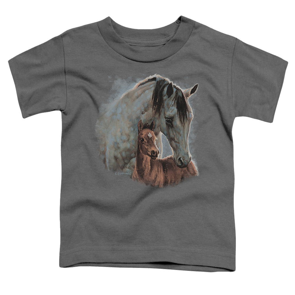 Wild Wings Painted Horses - Toddler T-Shirt Toddler T-Shirt Wild Wings
