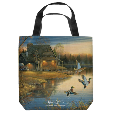 Wild Wings Ducks On The Lake tote bag