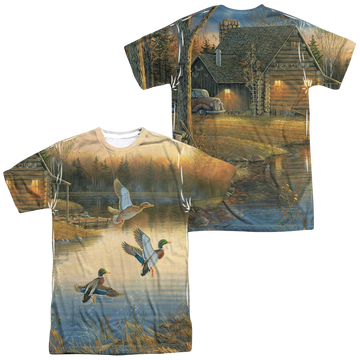 Wild Wings Ducks Over Water men's all-over print t-shirt