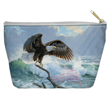 Wild Wings American Eagle - Straight Bottom Accessory tapered bottom pouch