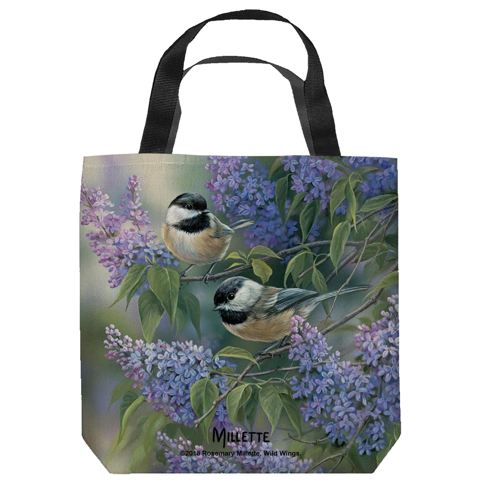 Wild Wings Chickadees - Tote Bag Tote Bags Wild Wings