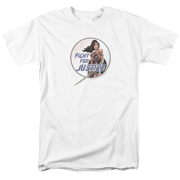Wonder Woman Fight For Justice Men's Regular Fit T-Shirt Men's Regular Fit T-Shirt Wonder Woman