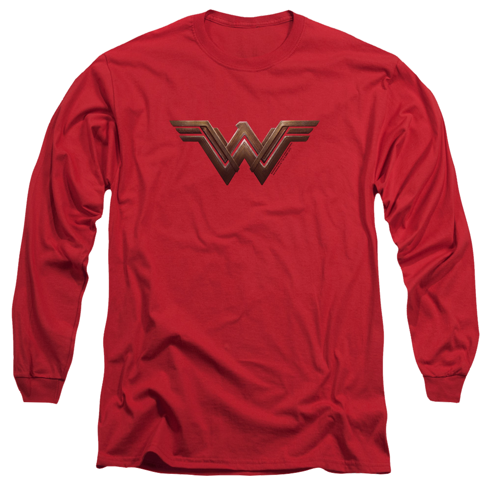 Wonder Woman Wonder Woman Logo Men's Long Sleeve T-Shirt Men's Long Sleeve T-Shirt Wonder Woman