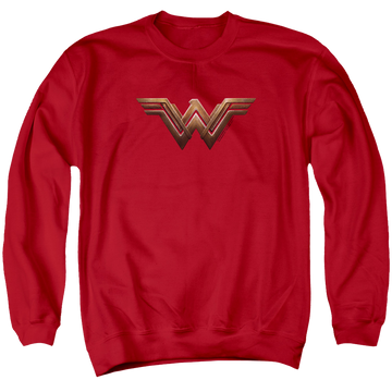 Wonder Woman Wonder Woman Logo Men's Crewneck Sweatshirt Men's Crewneck Sweatshirt Wonder Woman