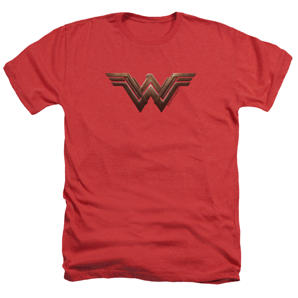 Wonder Woman Wonder Woman Logo Men's Heather T-Shirt Men's Heather T-Shirt Wonder Woman