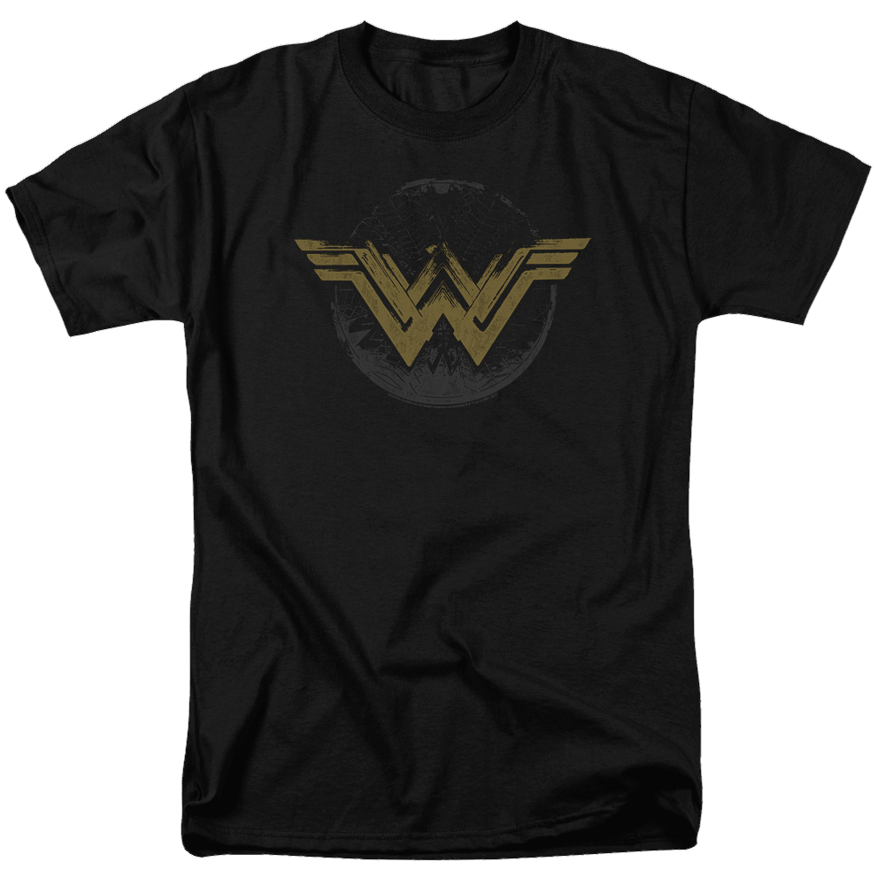 Wonder Woman Distressed Logo Men's Regular Fit T-Shirt Men's Regular Fit T-Shirt Wonder Woman