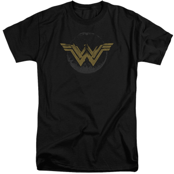 Wonder Woman Distressed Logo Men's Tall Fit T-Shirt Men's Tall Fit T-Shirt Wonder Woman