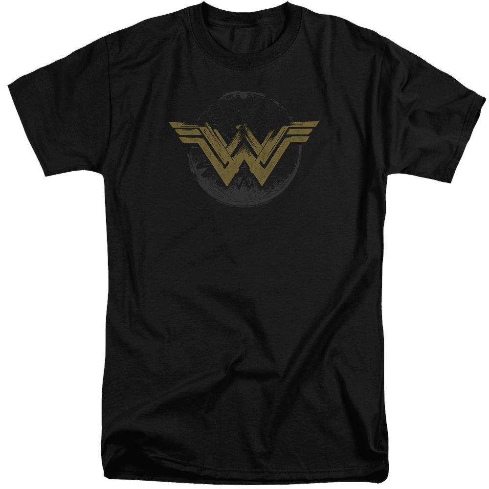 Wonder Woman Distressed Logo Men's Tall Fit T-Shirt Men's Tall Fit T-Shirt Wonder Woman