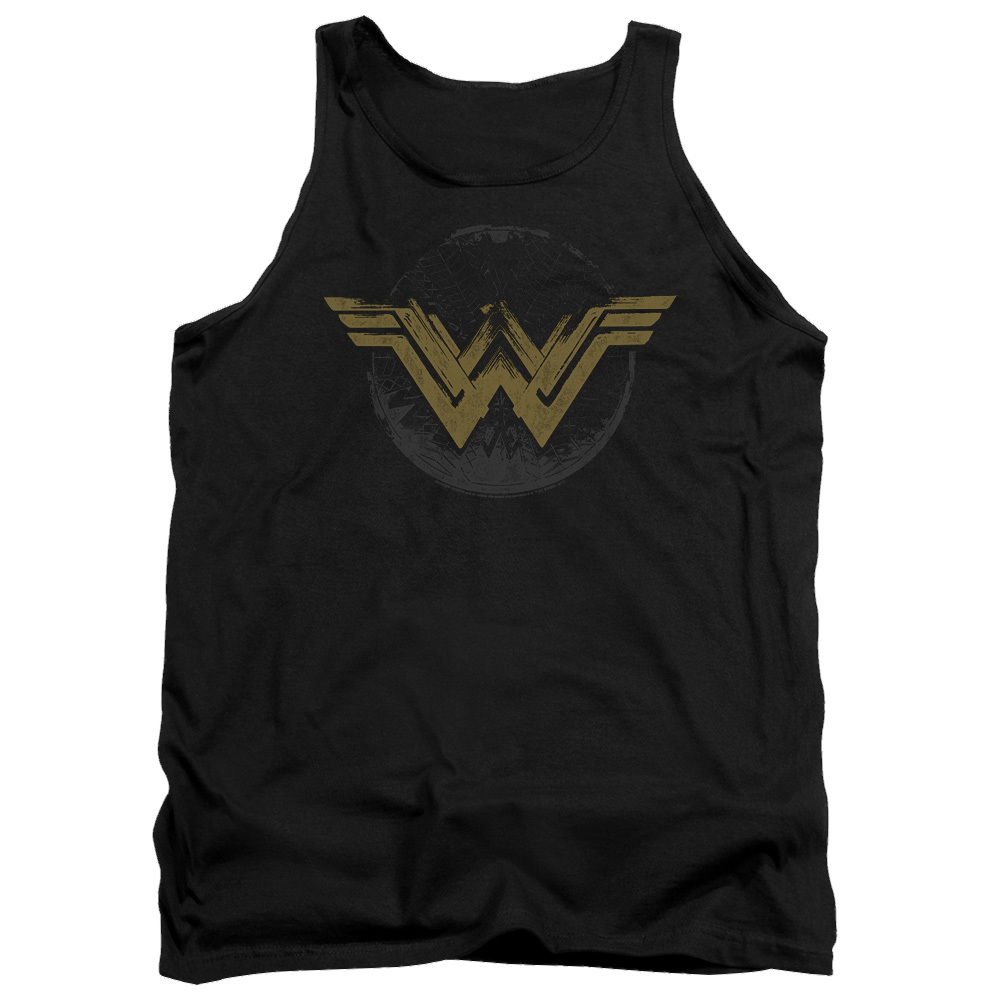 Wonder Woman Distressed Logo Men's Tank Men's Tank Wonder Woman