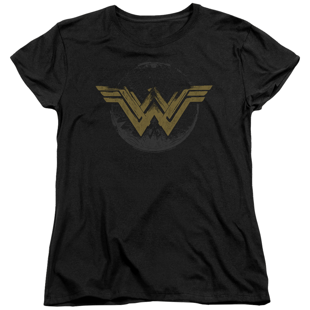 Wonder Woman Distressed Logo Women's T-Shirt Women's T-Shirt Wonder Woman