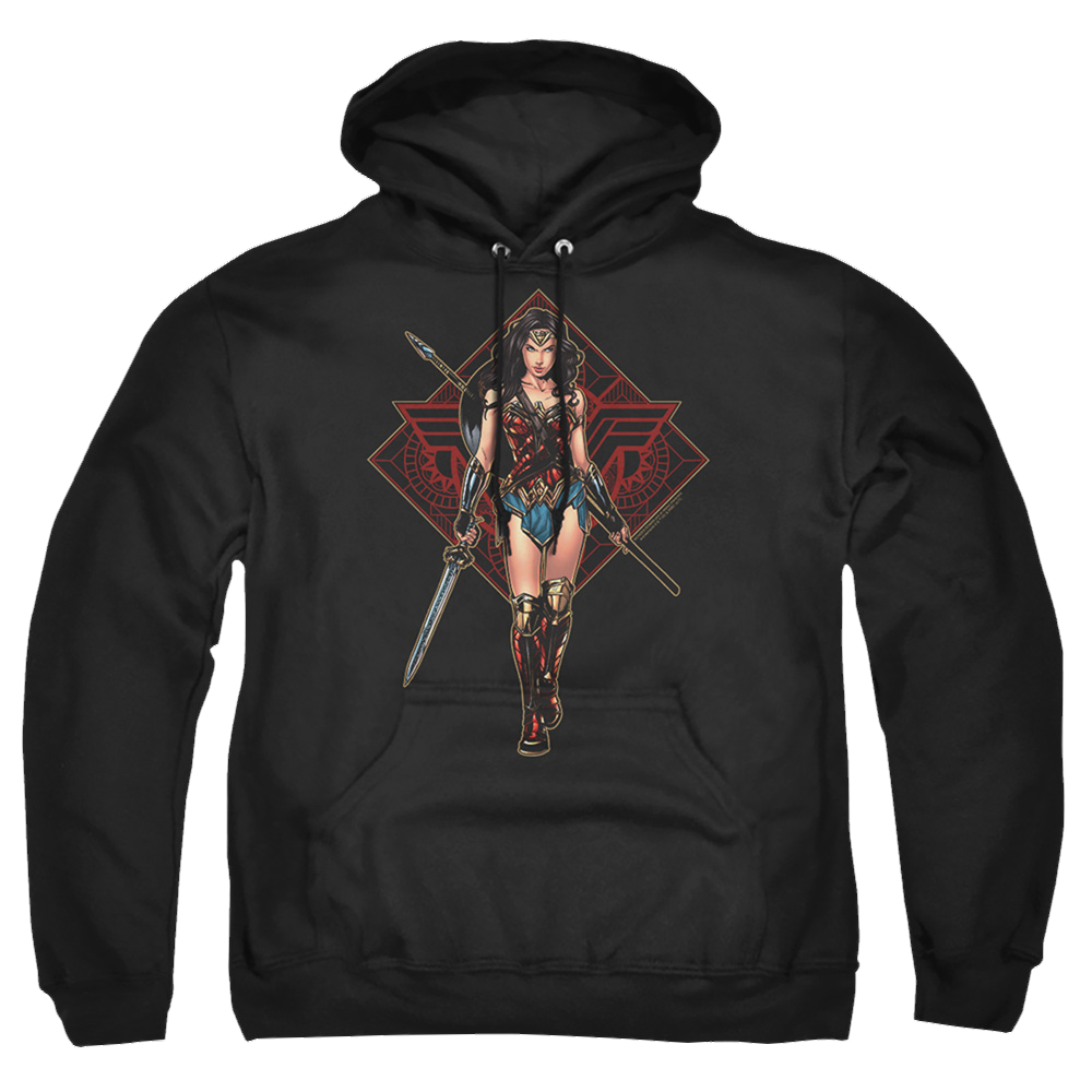 Wonder Woman Warrior Pullover Hoodie Pullover Hoodie Wonder Woman