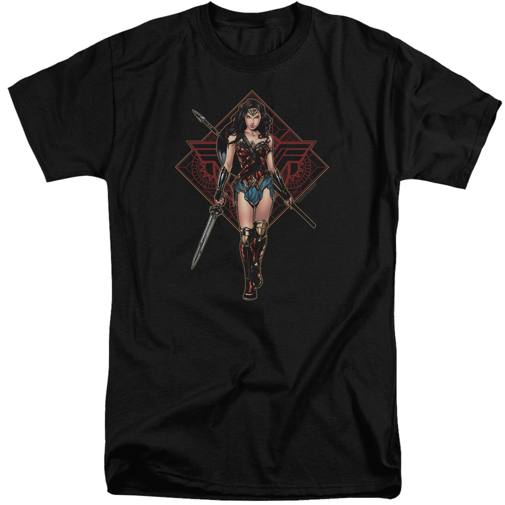 Wonder Woman Warrior Men's Tall Fit T-Shirt Men's Tall Fit T-Shirt Wonder Woman