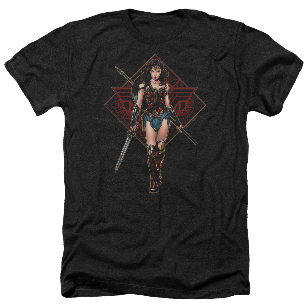 Wonder Woman Warrior Men's Heather T-Shirt Men's Heather T-Shirt Wonder Woman