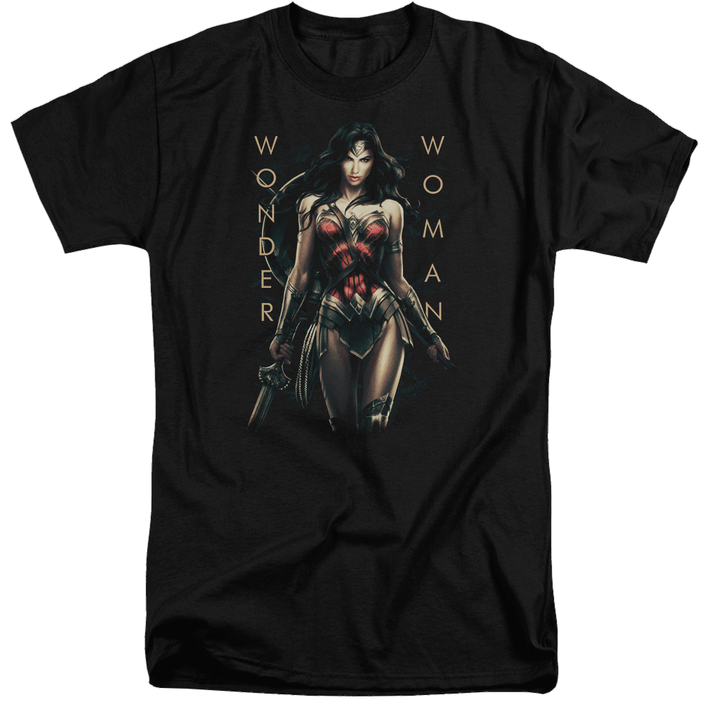 Wonder Woman Armed And Dangerous Men's Tall Fit T-Shirt Men's Tall Fit T-Shirt Wonder Woman