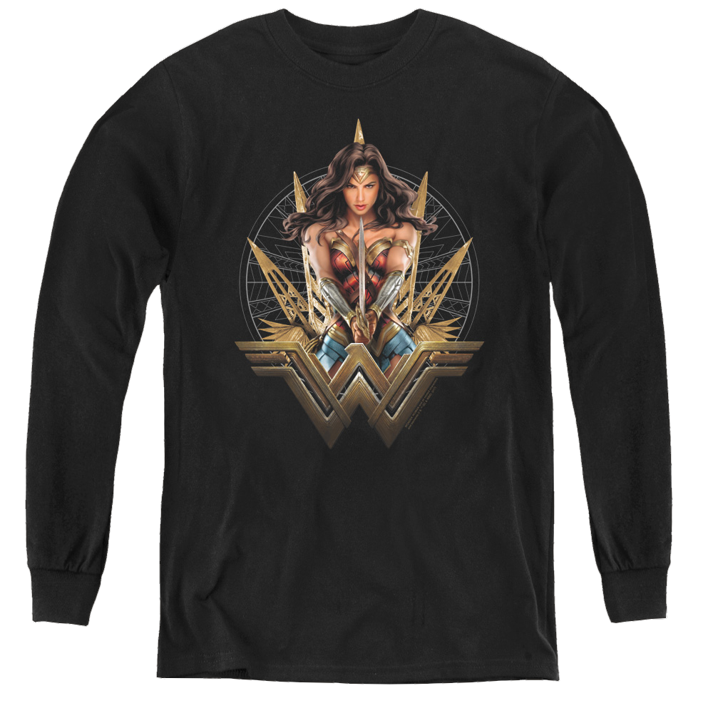Wonder Woman Movie Wonder Blades - Youth Long Sleeve T-Shirt Youth Long Sleeve T-Shirt Wonder Woman