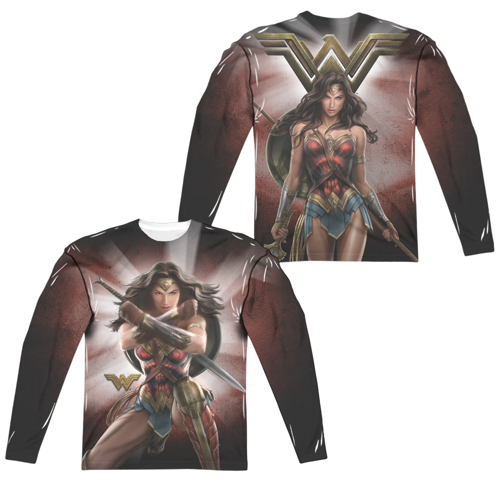 Wonder Woman Protector Of Humanity Men's All-Over Print T-Shirt Men's All-Over Print Long Sleeve Wonder Woman