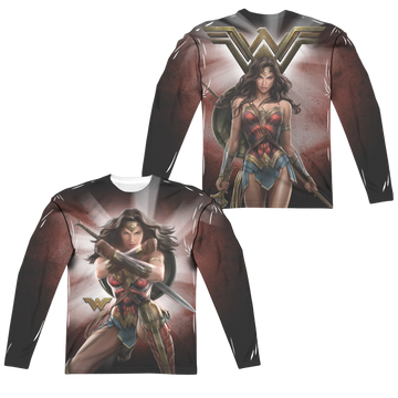 Wonder Woman Protector Of Humanity Men's All-Over Print T-Shirt Men's All-Over Print Long Sleeve Wonder Woman