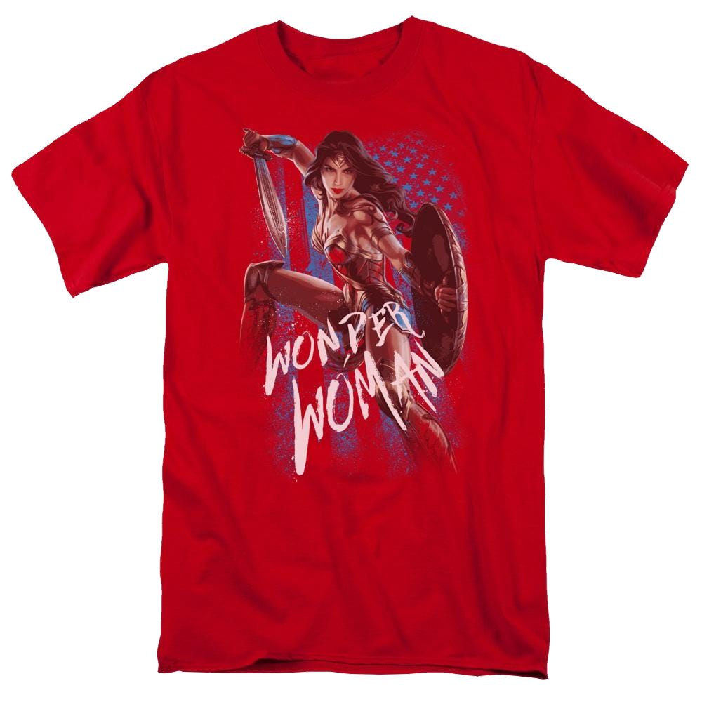 Wonder Woman American Hero Men's Regular Fit T-Shirt Men's Regular Fit T-Shirt Wonder Woman