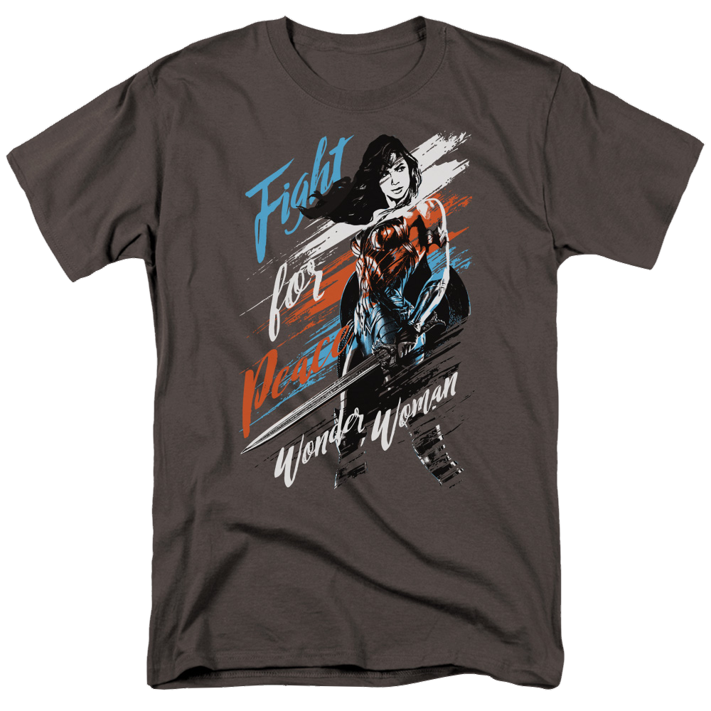 Wonder Woman Fight For Peace Men's Regular Fit T-Shirt Men's Regular Fit T-Shirt Wonder Woman
