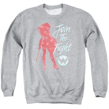 Wonder Woman Freedom Fight Men's Crewneck Sweatshirt Men's Crewneck Sweatshirt Wonder Woman