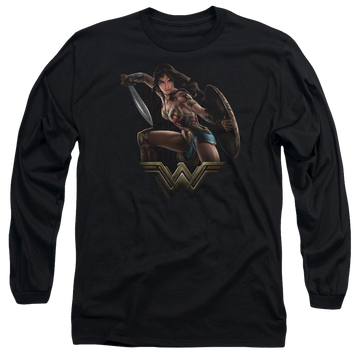 Wonder Woman Fight Men's Long Sleeve T-Shirt Men's Long Sleeve T-Shirt Wonder Woman