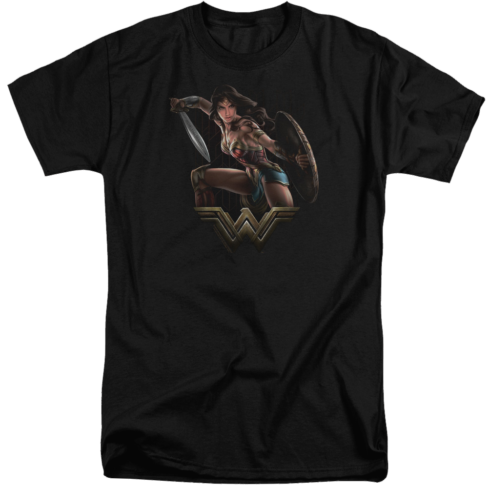 Wonder Woman Fight Men's Tall Fit T-Shirt Men's Tall Fit T-Shirt Wonder Woman