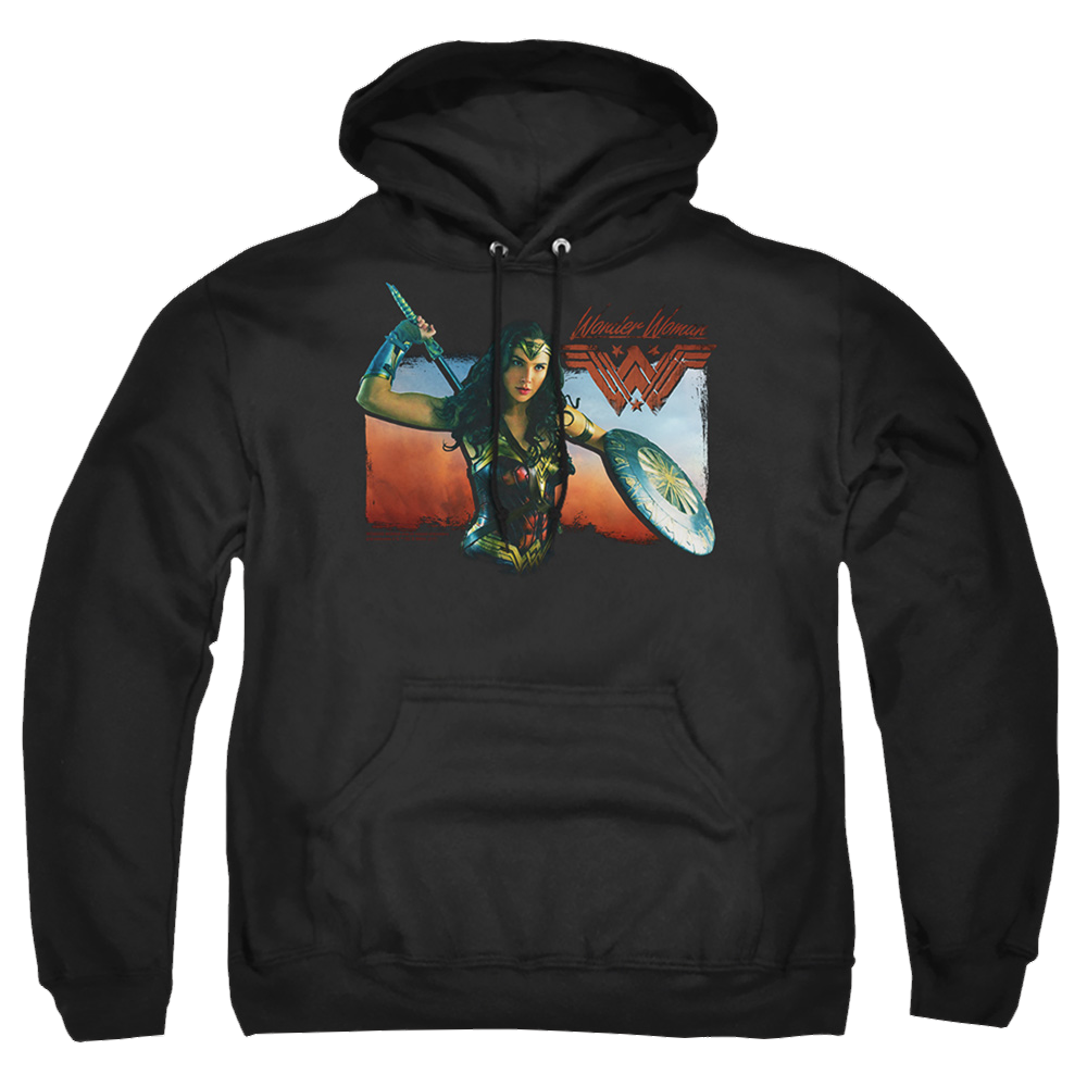 Wonder Woman Warrior Woman Pullover Hoodie Pullover Hoodie Wonder Woman